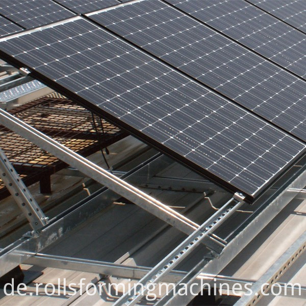 Anwendung für Solarstrutkanal application for solar strut channel